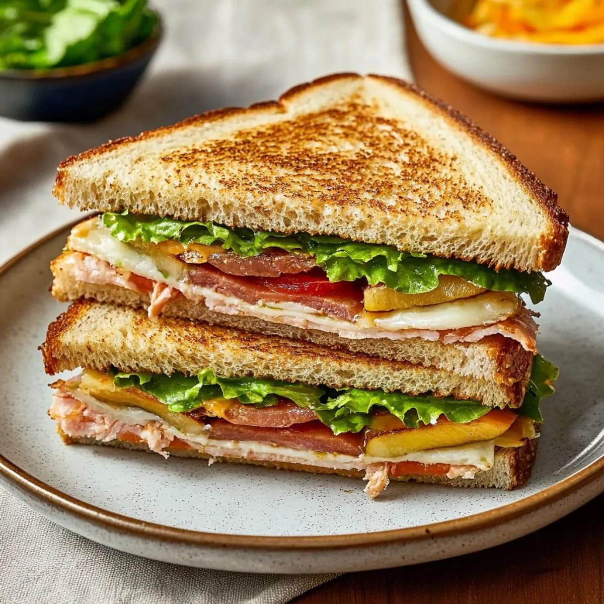 Veg Club Sandwich
